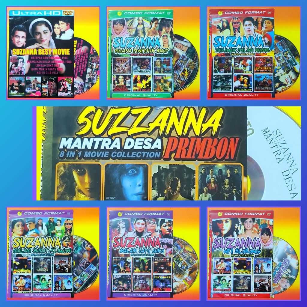 Kaset Horor Film Indonesia Jadul Suzanna Koleksi Susana Edisi Pilihan Lengkap