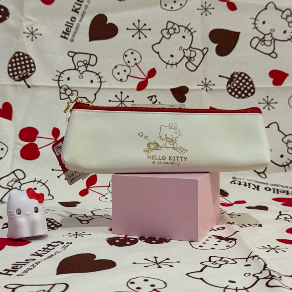 Pouch Tipis Pencil Pen Case Sanrio Melody Kuromi Kitty