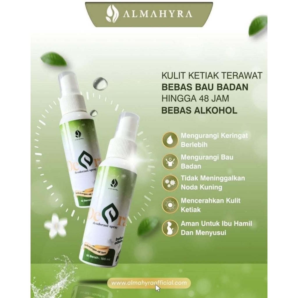 Deora deodorant spray/deora BPOM
