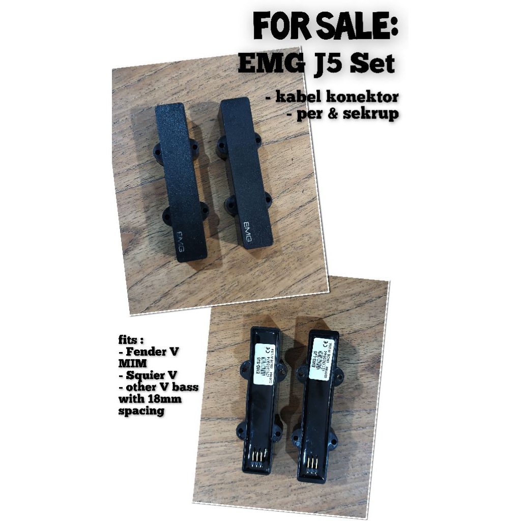 EMG Active Bass Pickup V strings