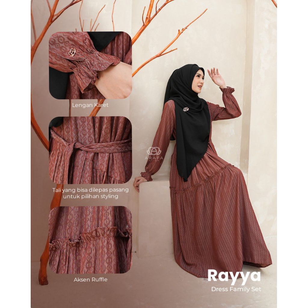 ARAFA HIJAB#Rayya Dress Mom by Arafa Hijab#Gamis#