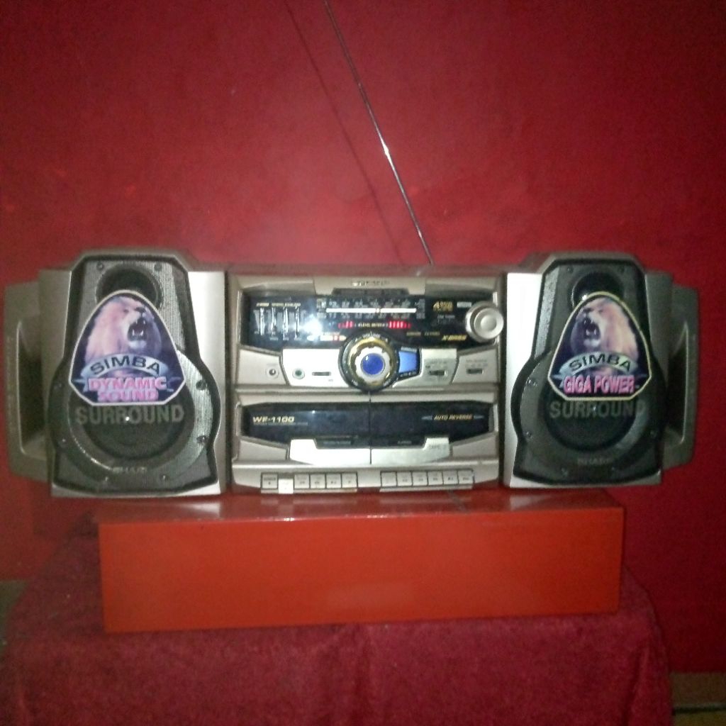 radio jadul SHARP SIMBA WF-1100