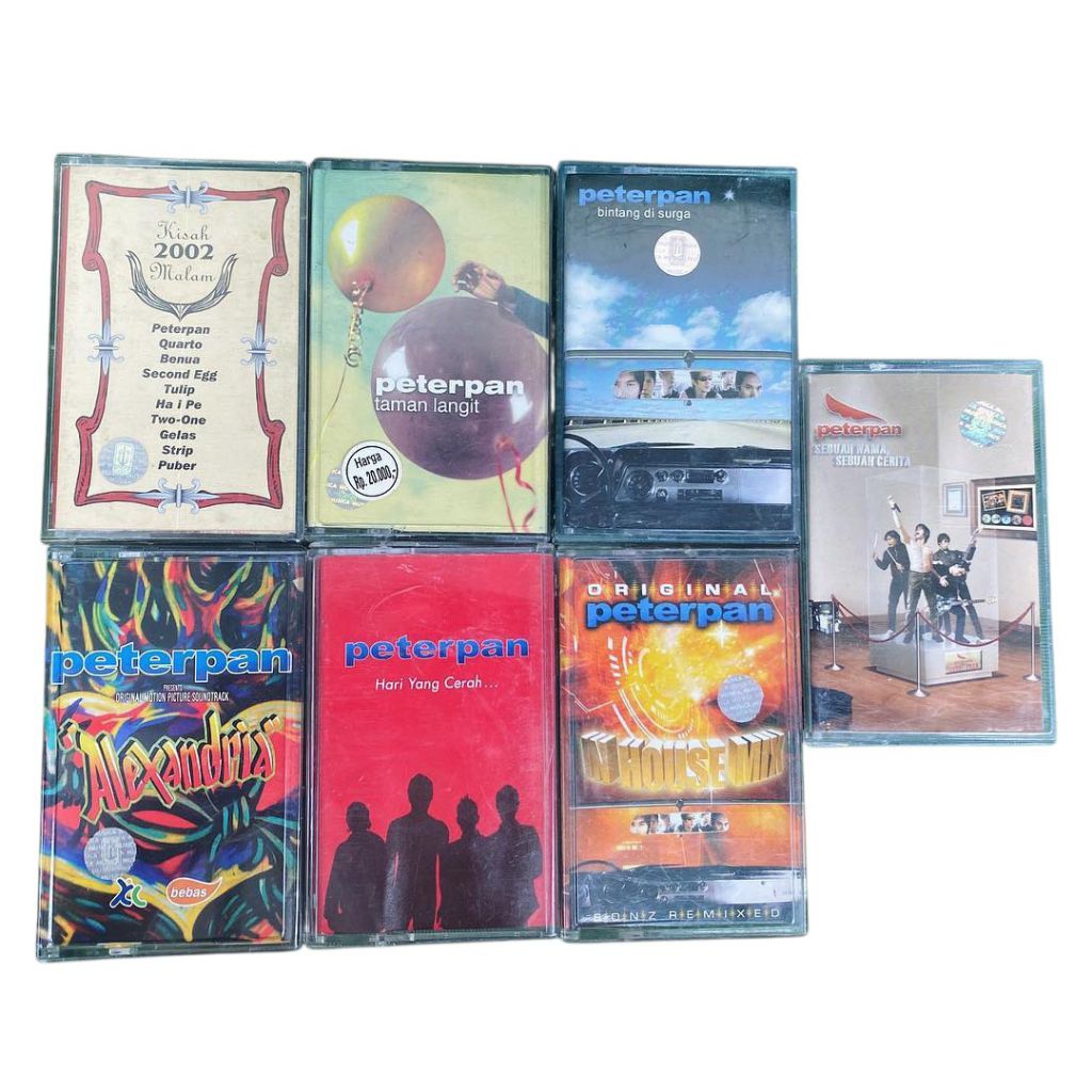 Kaset pita PETERPAN - taman langit - bintang di surga - ost Alexandria - hari yang cerah - sebuah na