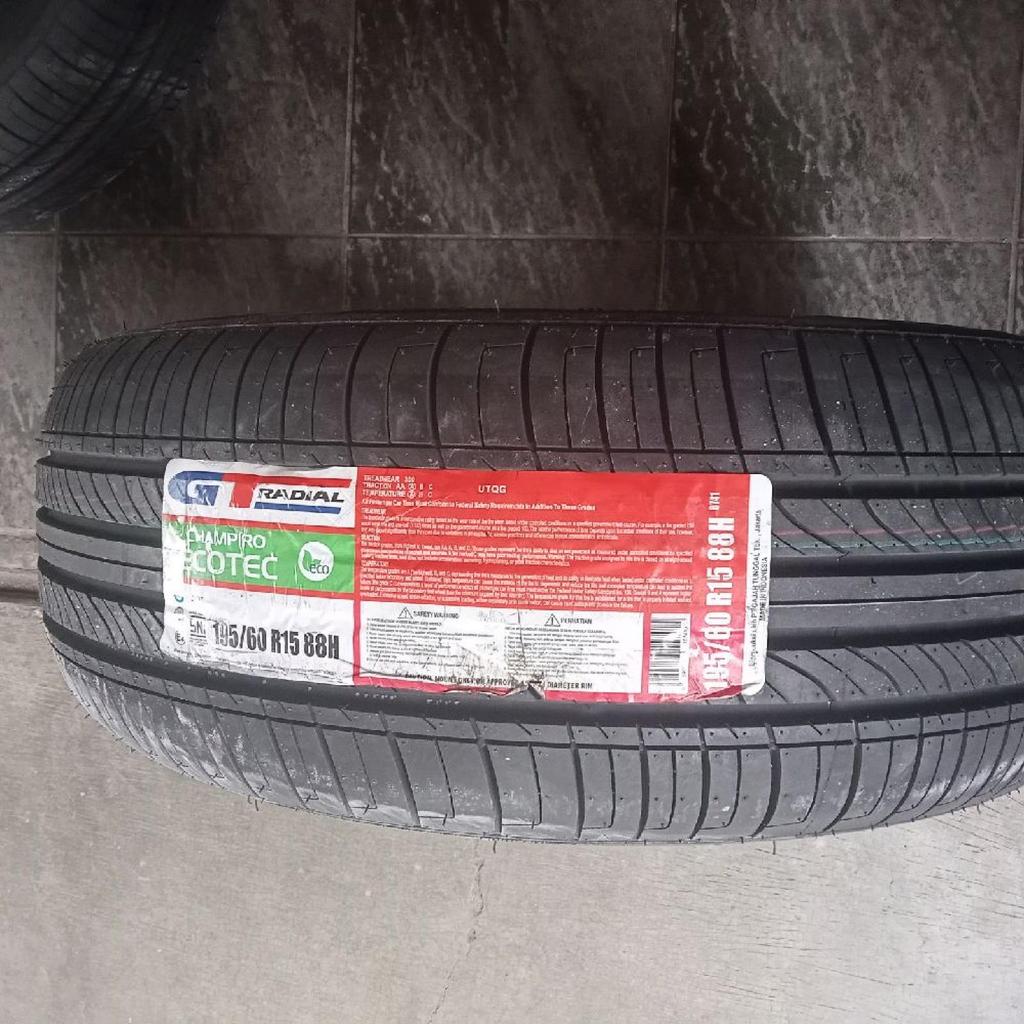 195 60 R15 Ban Mobil GT Radial 195/60 R15 Champiro Ecotec Ban Mobil Wuling Proton