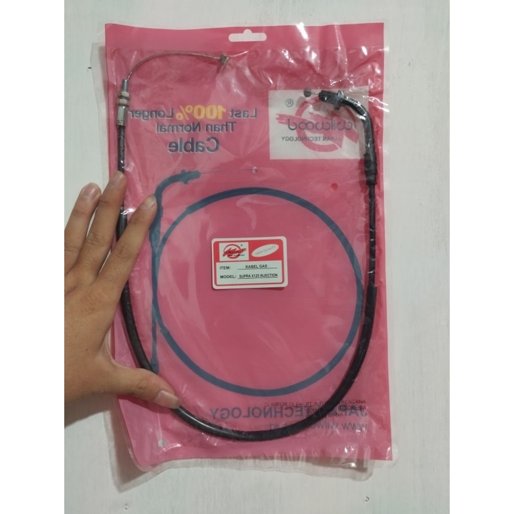 kabel gas tali gas standard Motor kph Supra x 125 injek karisma 1pcs WILWOOD