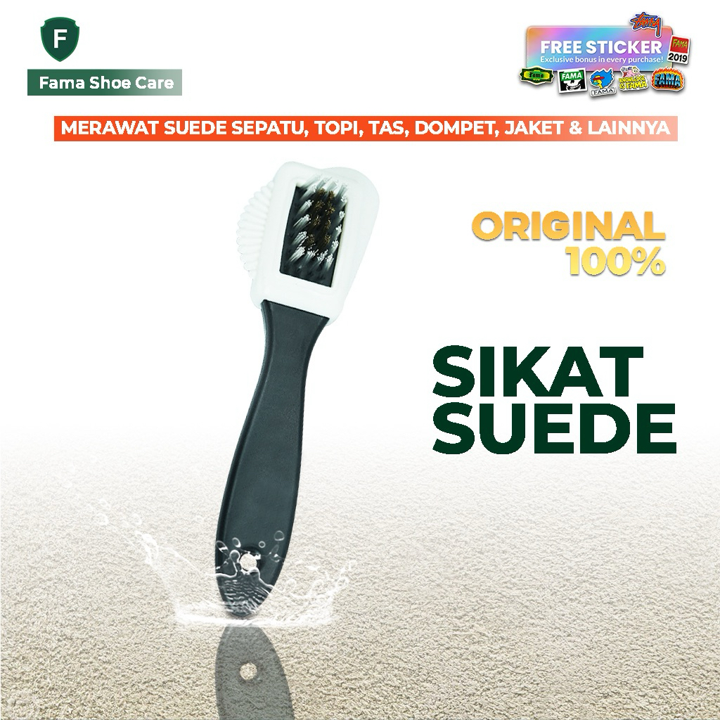 FAMA- Sikat Suede- sikat nubuck-sikat sepatu-fama shoe cleaner-fama shoes cleaner