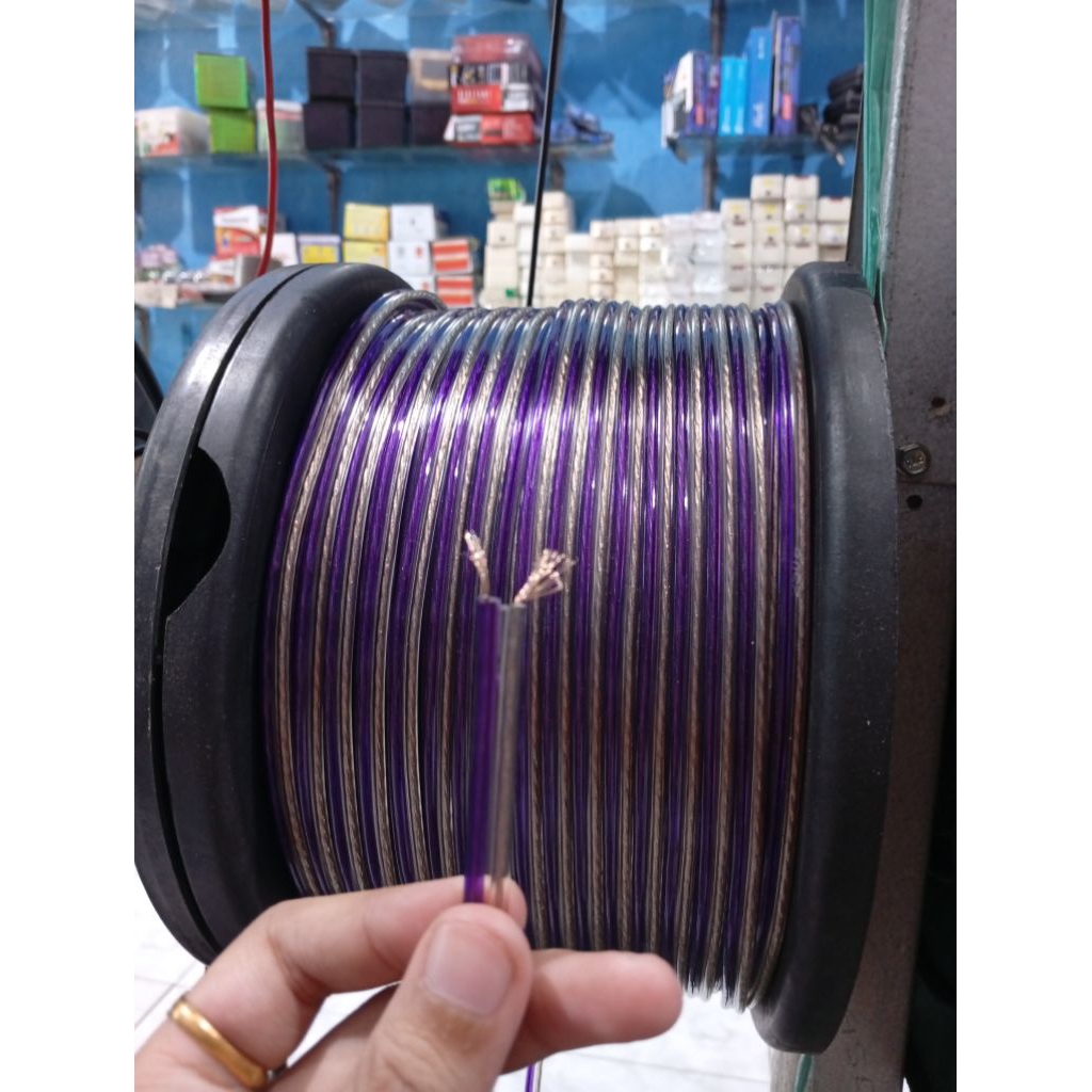 Kabel listrik transparan 2×30 jual per meter kabe listrik transparan harga per meter kabel monster