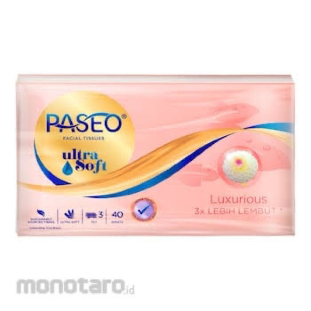 tisu wajah Paseo Ultra Soft.