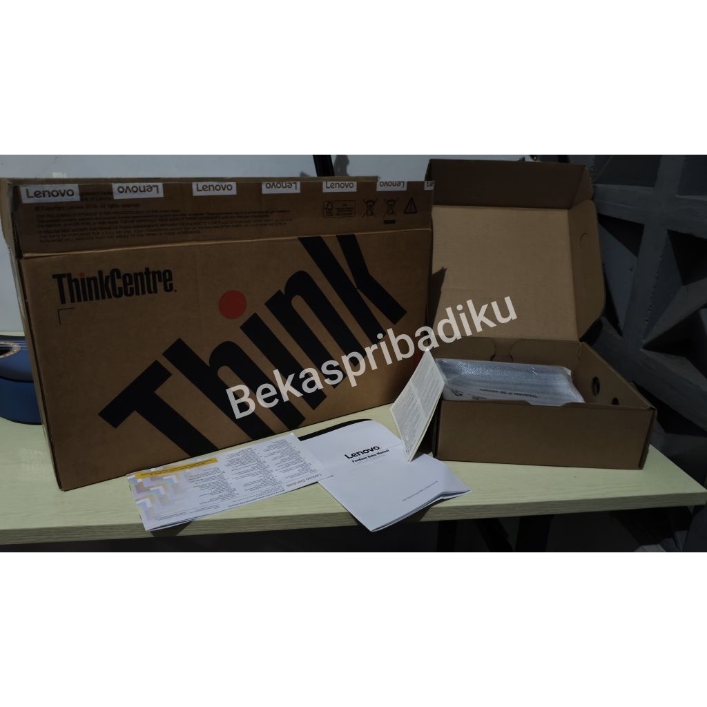 Mini CPU PC lenovo m720q fullset dengan bracket