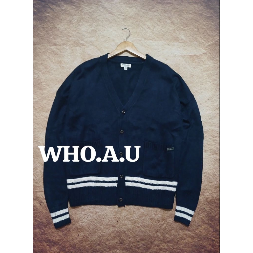 jaket cardigan WHO.A.U model oversize recomend