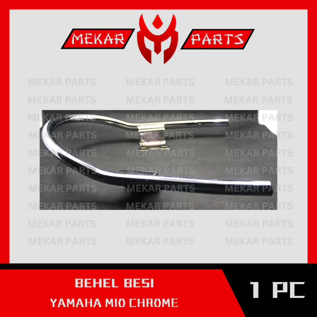 MEKAR-PARTS/BEHEL-BESI/PEGANGAN-TANGAN-BELAKANG-MOTOR/YAMAHA/MIO/CHROME/GRADE-ORI