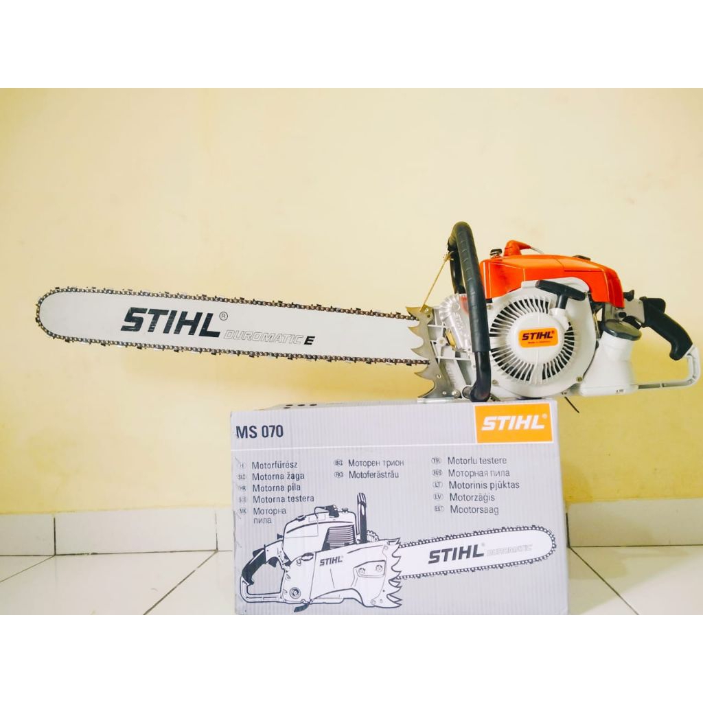 Promo Mesin Chainsaw MS070 Komplit BAR (36") dan RANTE (52-Mata) STIHL asli Made In Germany