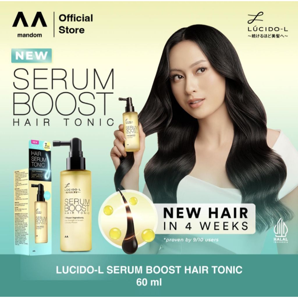 LUCIDO-L SERUM BOOST HAIR TONIC 60 ML