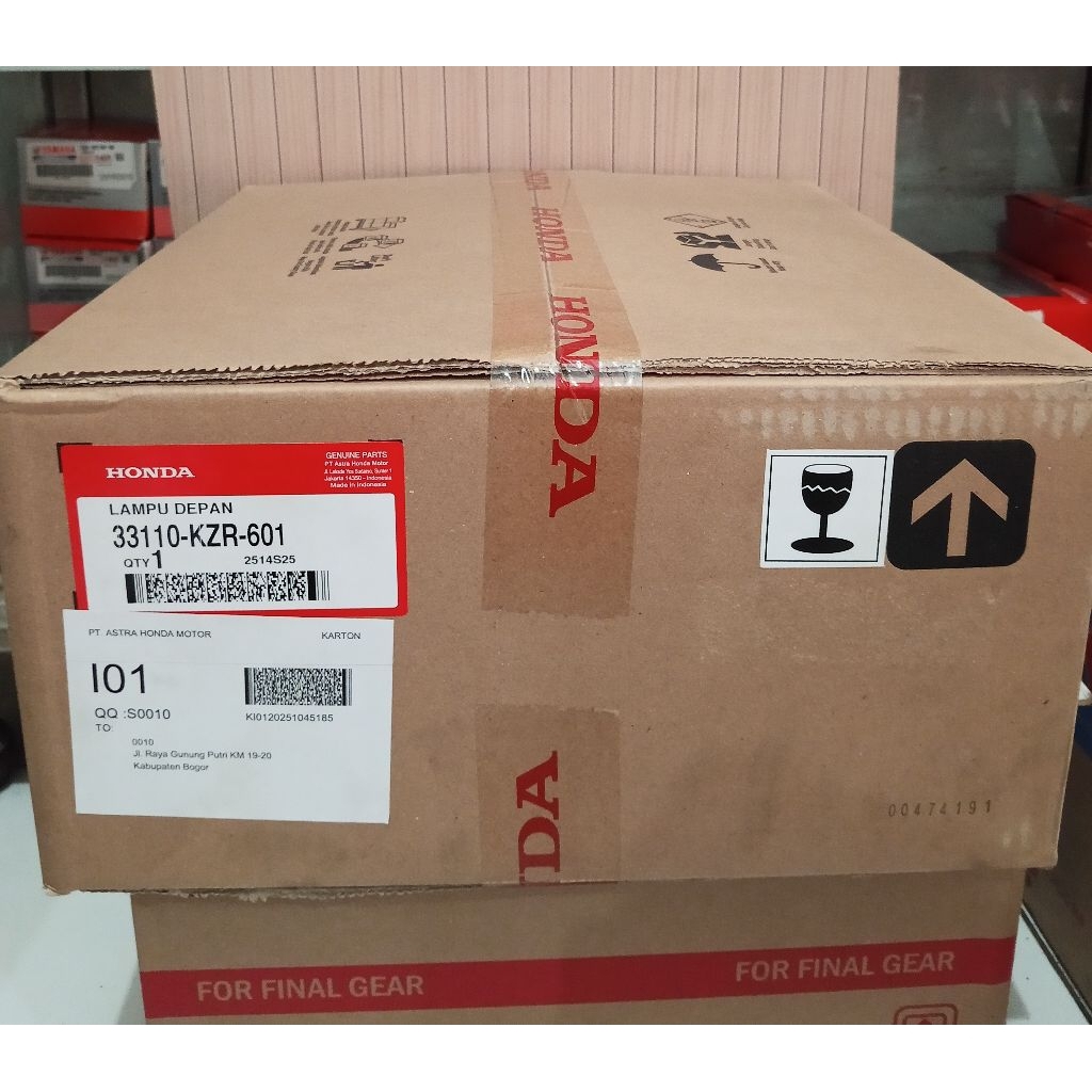 33110-KZR-601 Reflektor Lampu Depan Vario 125 old Lama 2012 - 2014 Original ORI