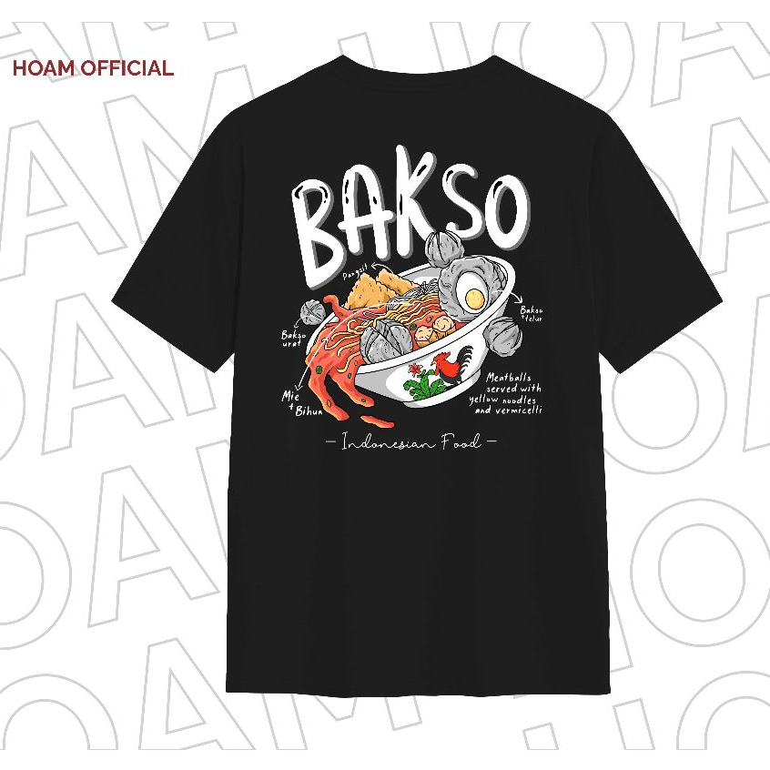 Kaos Hoam - Indonesian food - Bakso