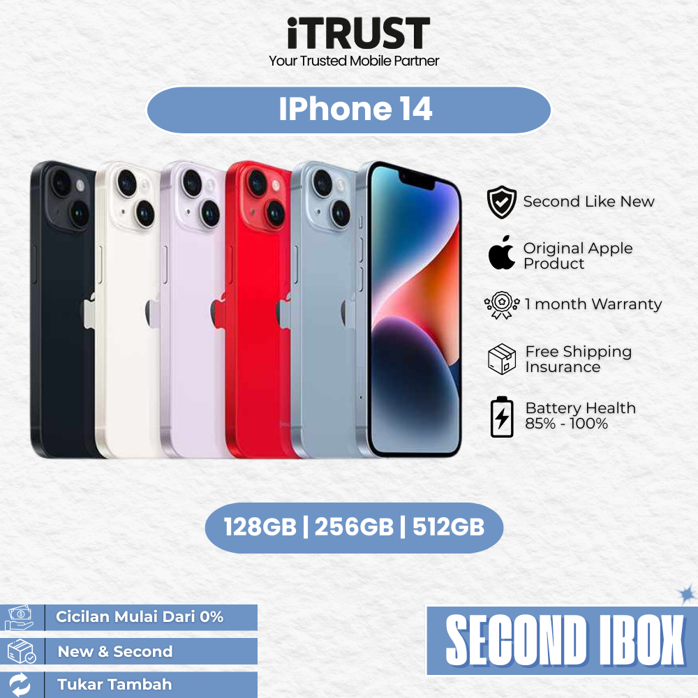 Iphone 14 128GB/256GB SECOND IBOX