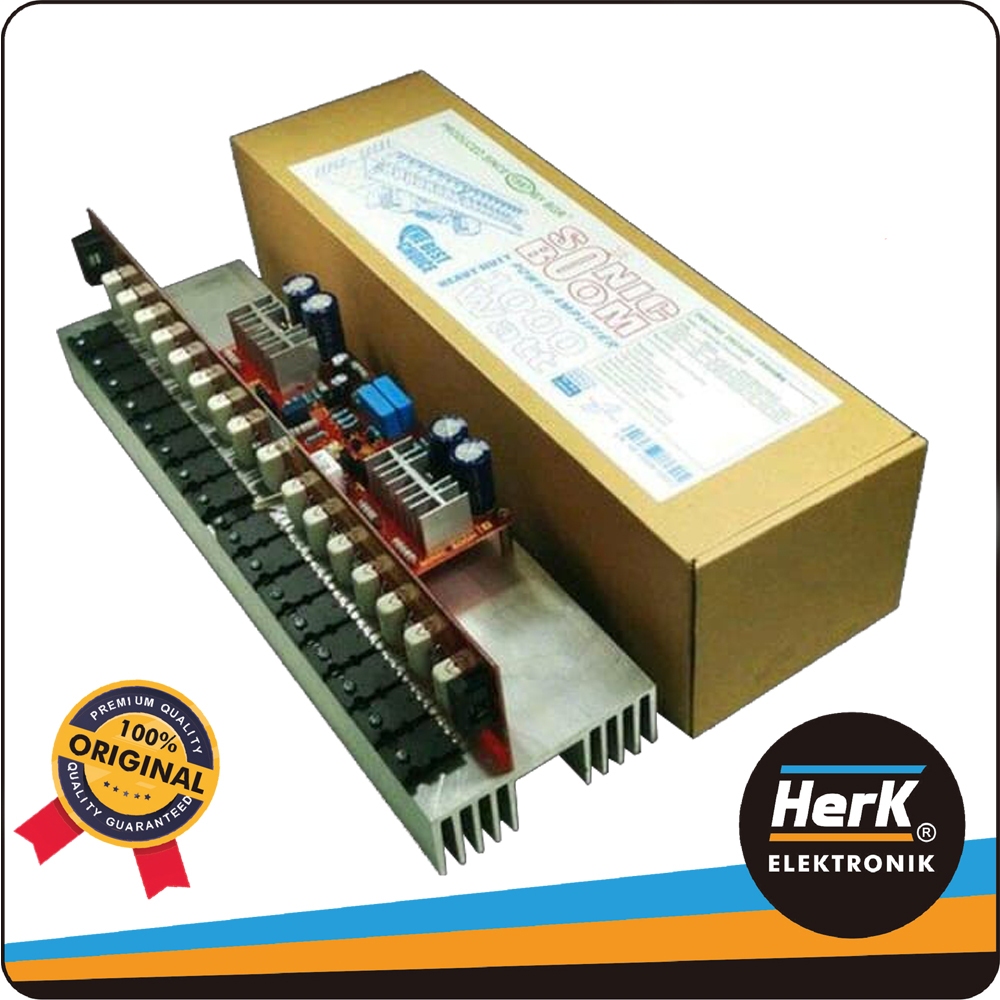 KIT POWER AMPLIFIER SONIC BOOM 1000W TOSHIBA AMPLI POWER AMPLIFIER BELL BGR