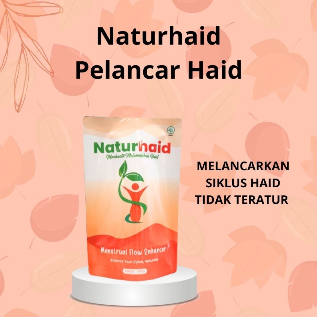 NaturHaid-Vitamin Pelancar Tuntas - Multivitamin untuk Wanita Kendala Telat Menstruasi & PCOS Tuntas