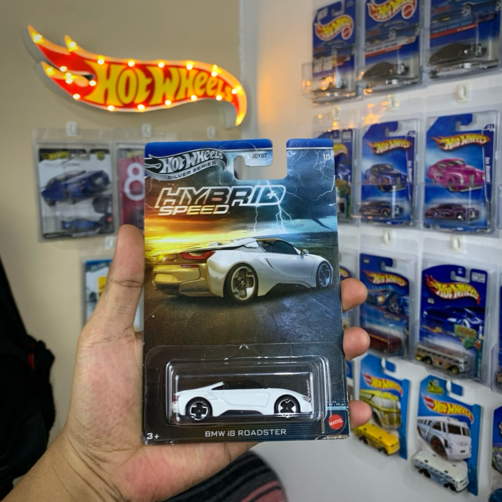 Hot Wheels BMW i8 Roadster White (Hybrid Speed)
