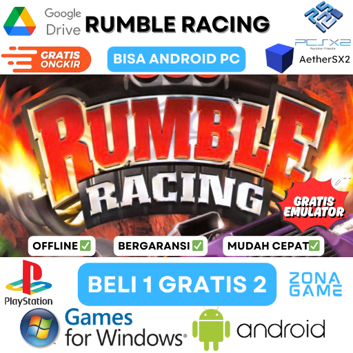 Game PC Nascar Rumble PS2 | Bisa di PC / Android +Emulator | BELI 1 GRATIS 2