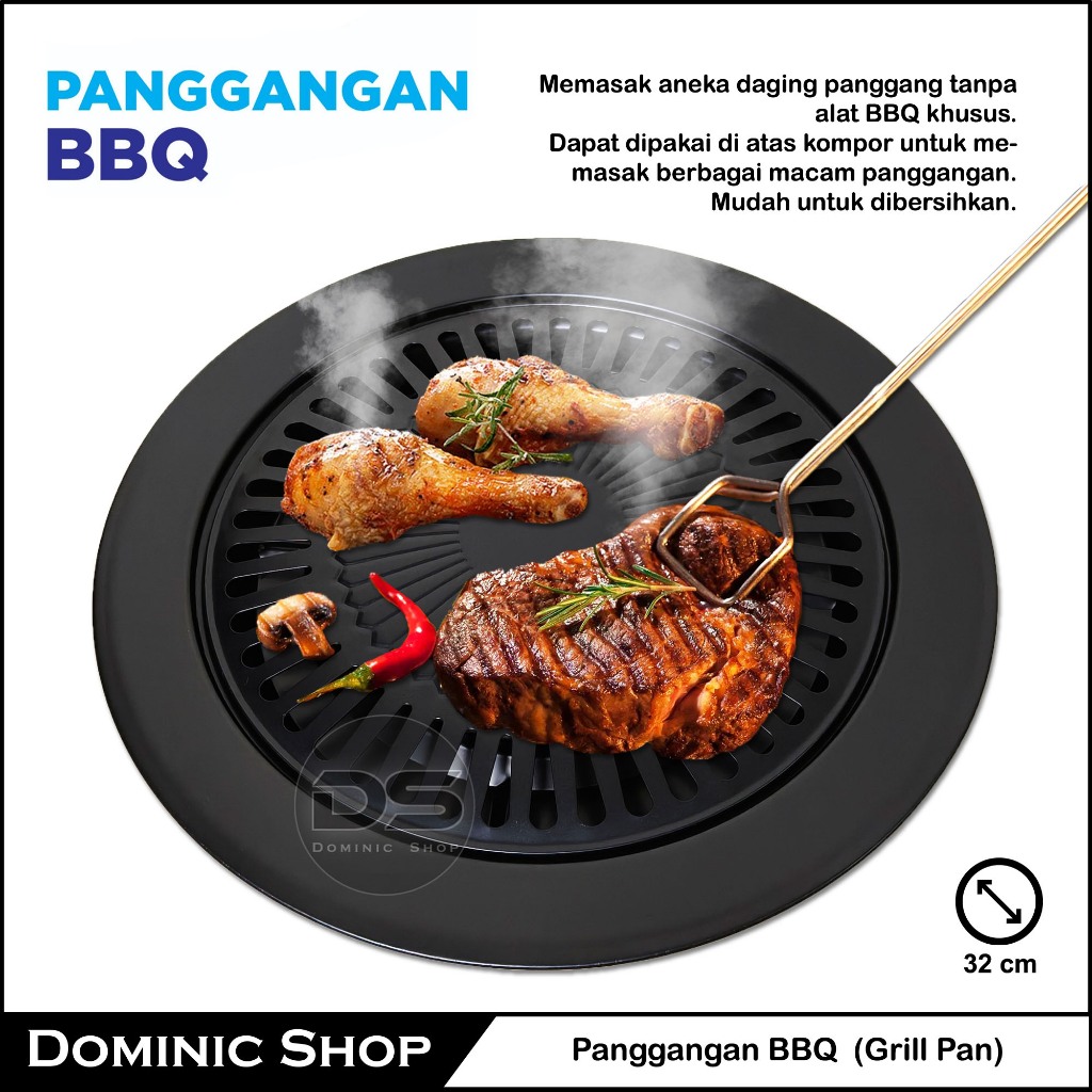 Panggangan Grill Pan BBQ / BBQ Grill Pan / Pemanggang Barbeque