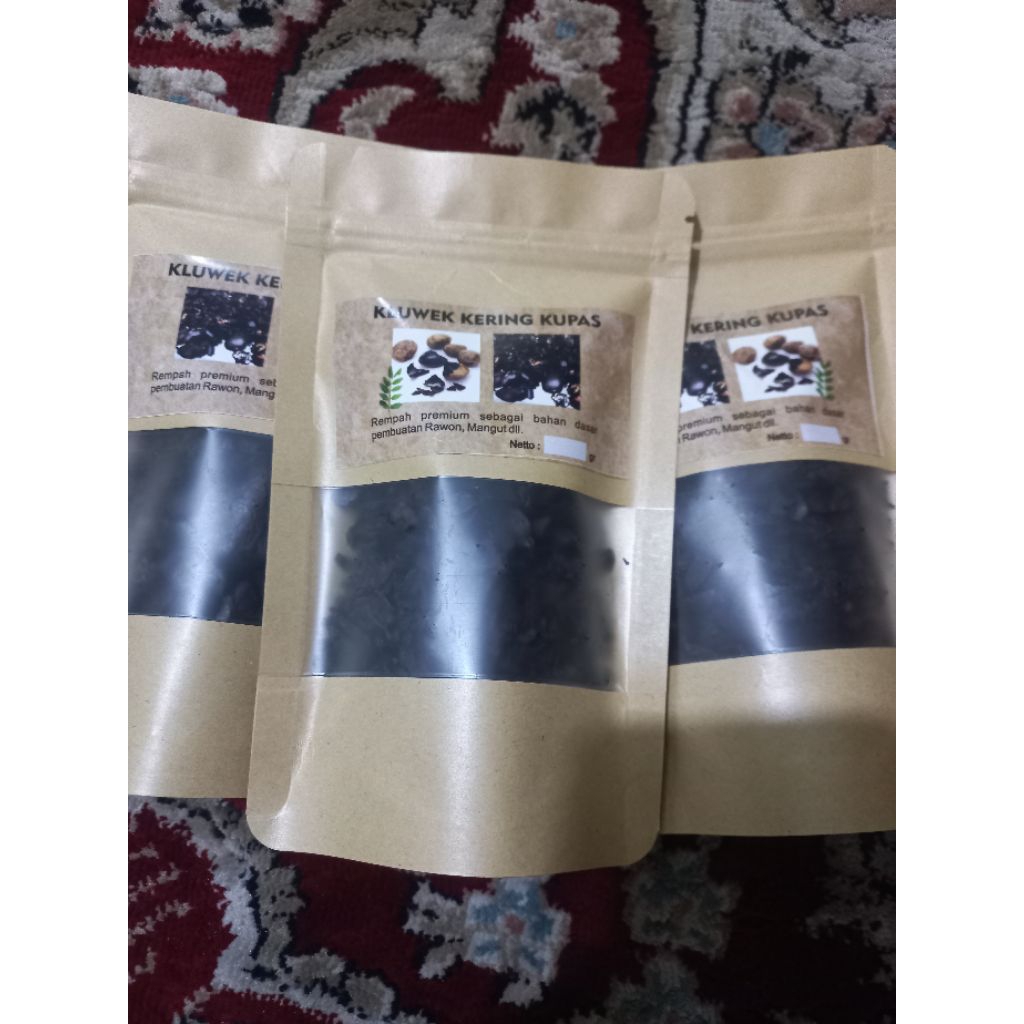 keluwek kupas kering