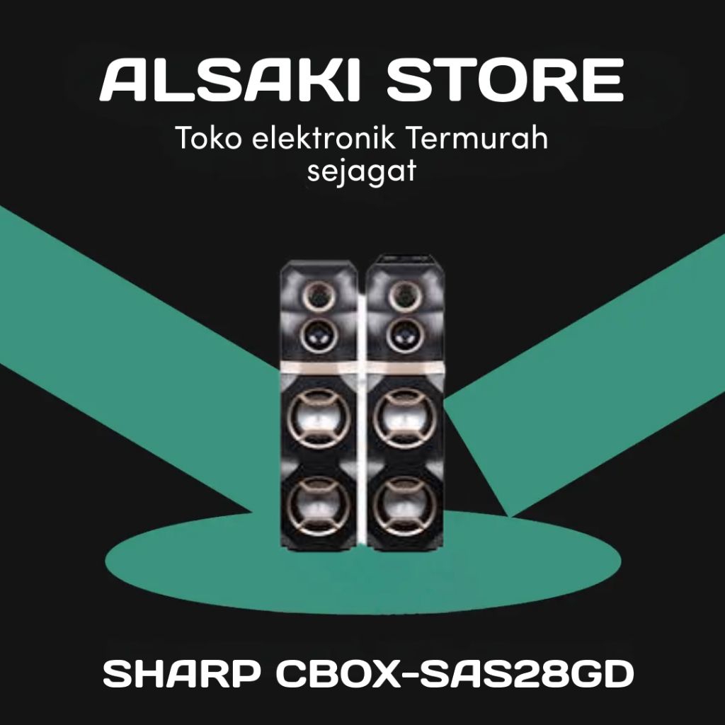 SHARP ACTIVE SPEAKER - CBOX-SAS28GD