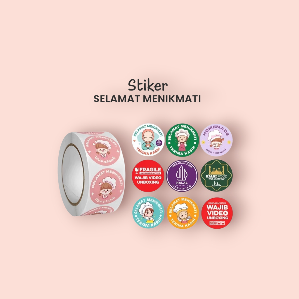 STIKER SELAMAT MENIKMATI