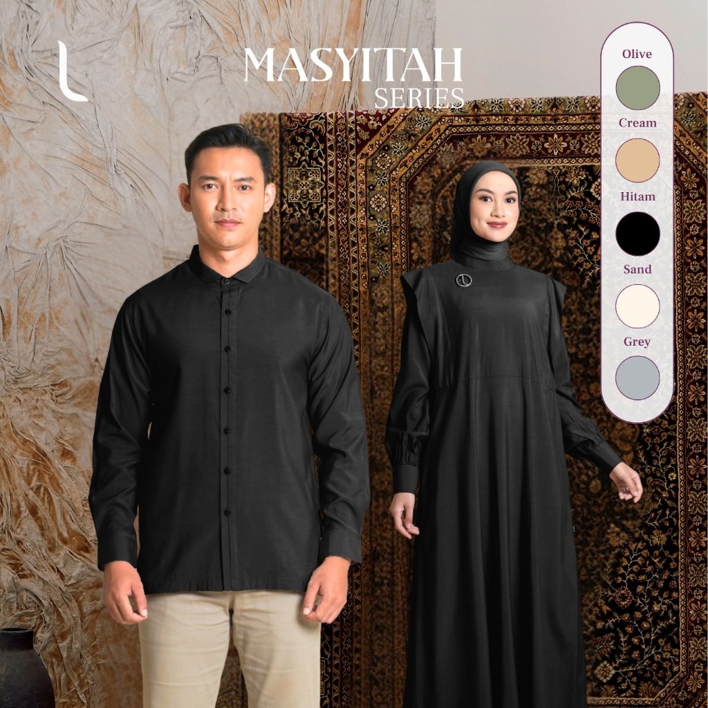 {New Arrival} Elzatta Gamis Couple Keluarga Series Masyitah