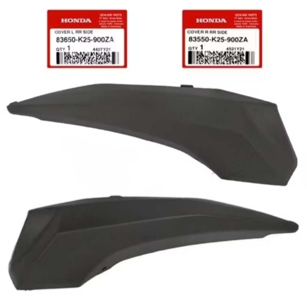 83550-K25-900ZA 83650-K25-900ZA Cover Sambungan Body Kecil Kanan Kiri Beat Fi 2012 - 2016 Original