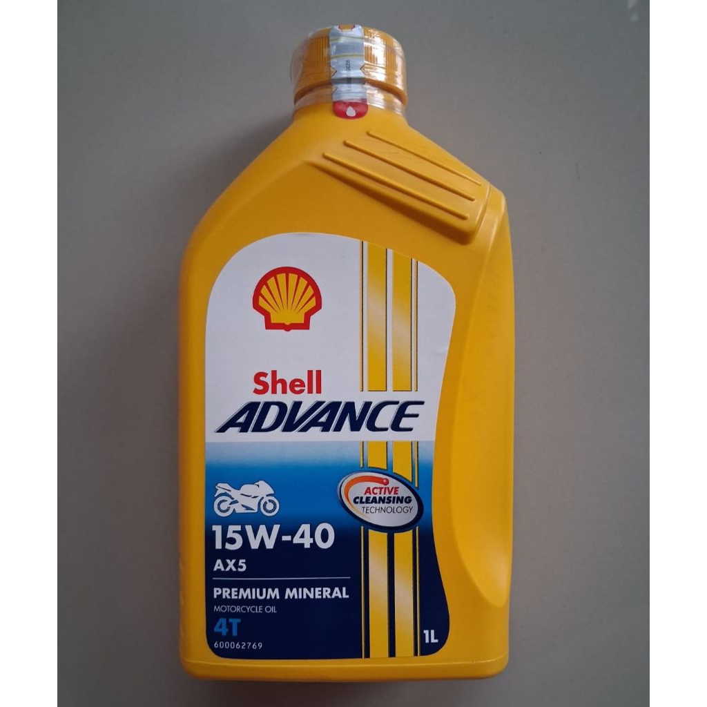 OLI SHELL ADVANCE AX5  1,LITER 15-W-40