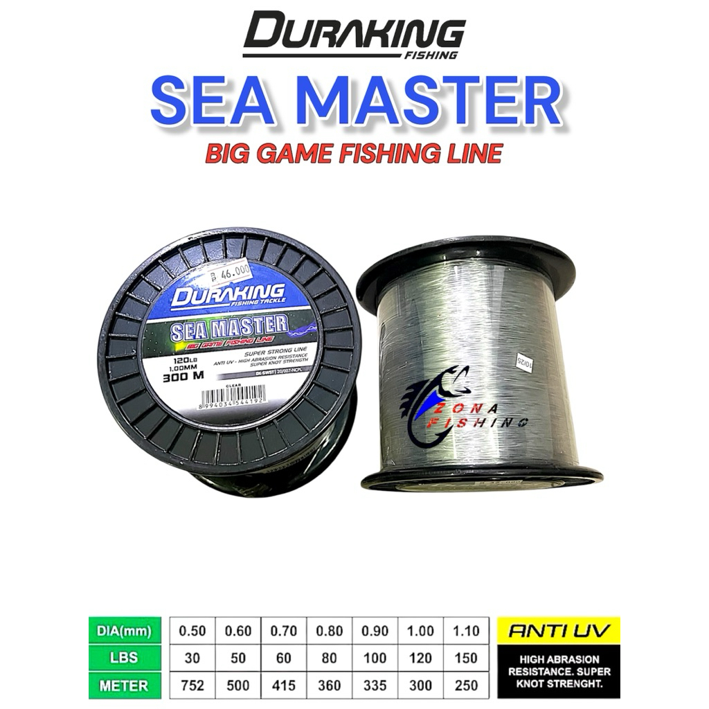 Senar Nylon Duraking Sea Master 300m Big Game Fishing Line