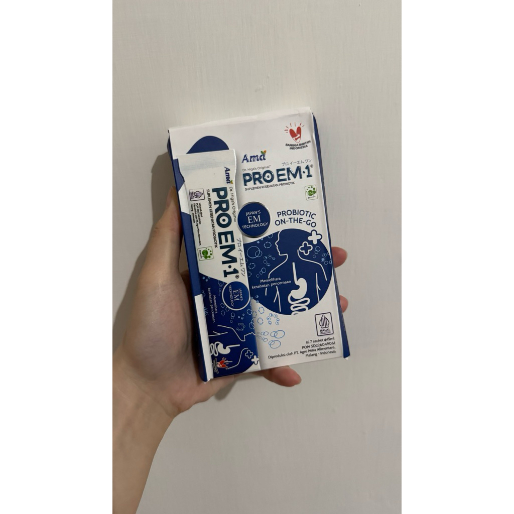NEW PRO EM1 ORIGINAL PROBIOTIK 7 SACHET