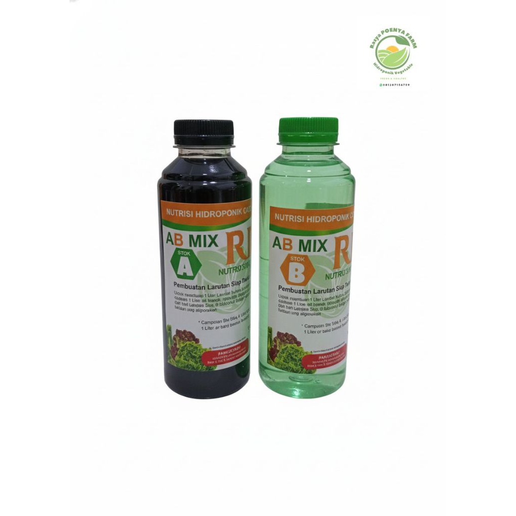 Nutrisi hidroponik cair 500ml