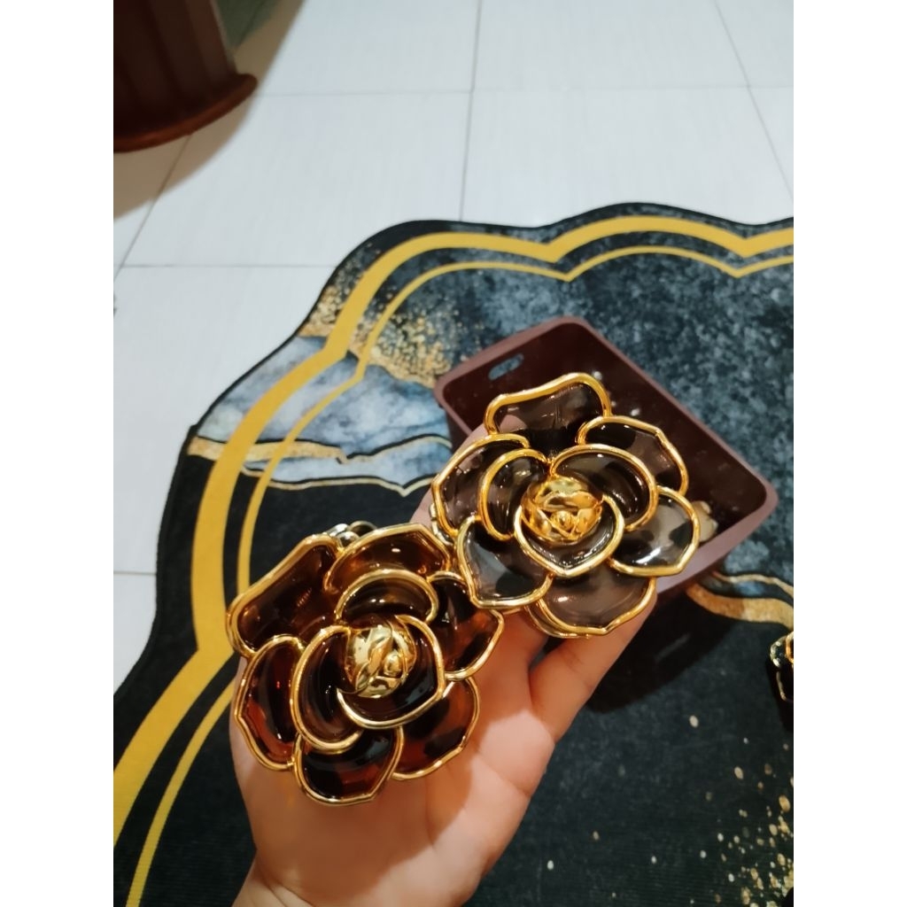 Jedai rambut bunga Matahari list gold