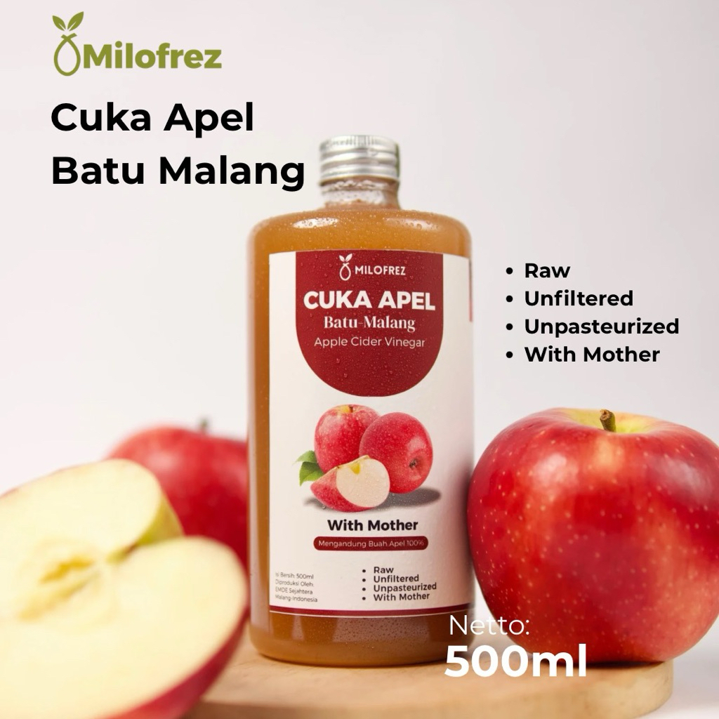 Milofrez Cuka Apel Batu Malang 500ml