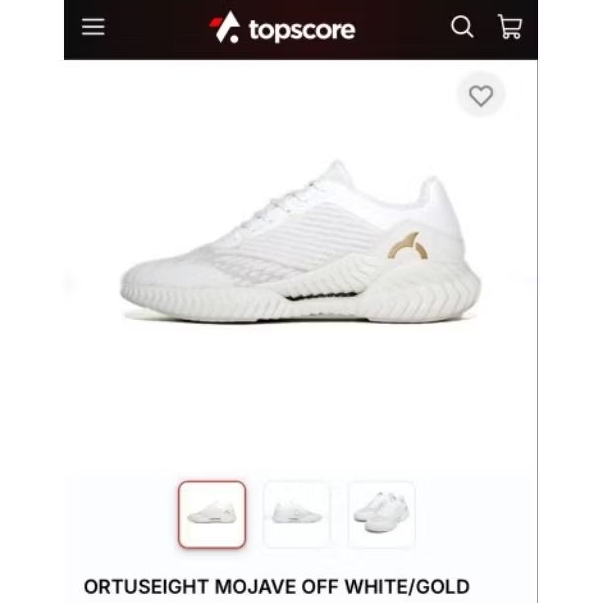 Sepatu Ortuseight Running White Off Second Preloved size 44