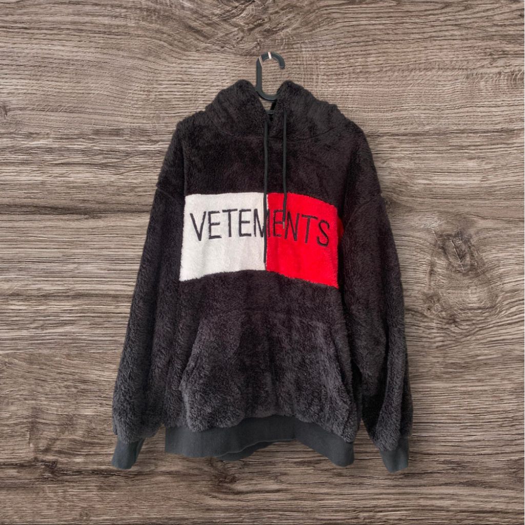 Vetements Hoodie Sherpa
