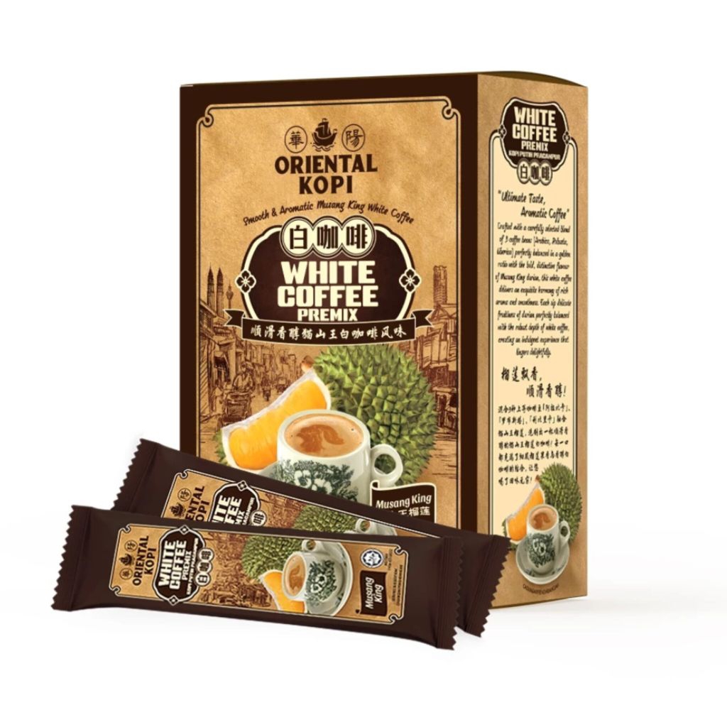 ORIENTAL Musang King White Coffee Malaysia (10 sachet) - Kopi Putih