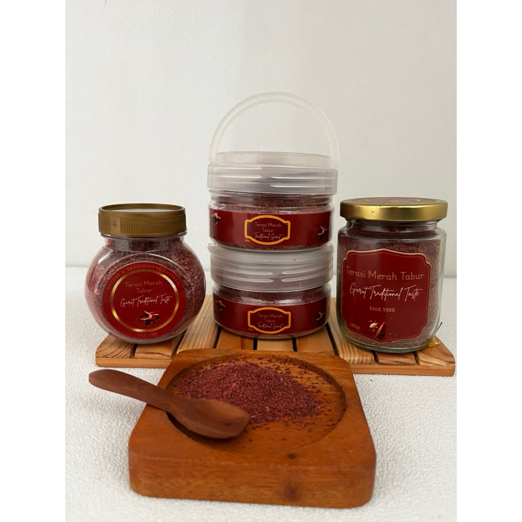HawuGarut.Terasi Merah Tabur khas sunda Asli Garut 100% bahan alami