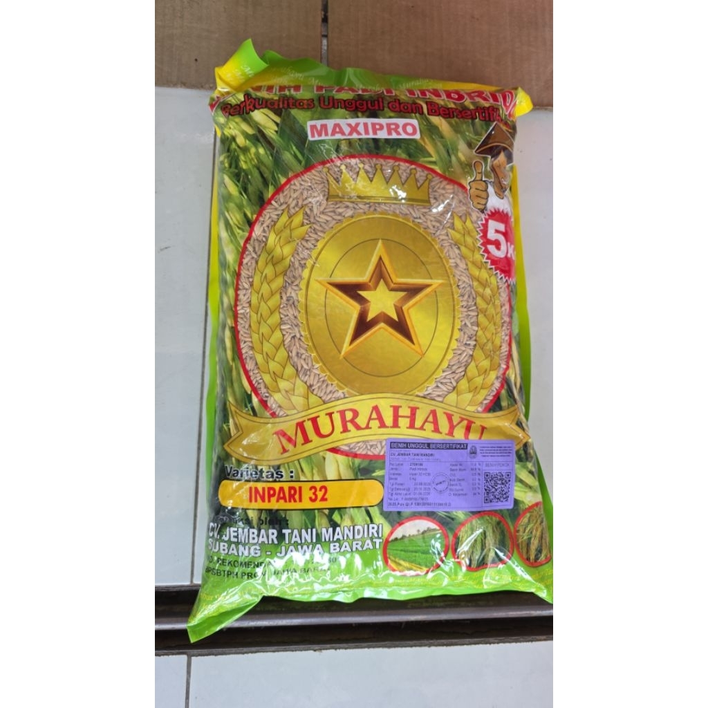 Benih padi inpari 32 maxipro 5 Kg