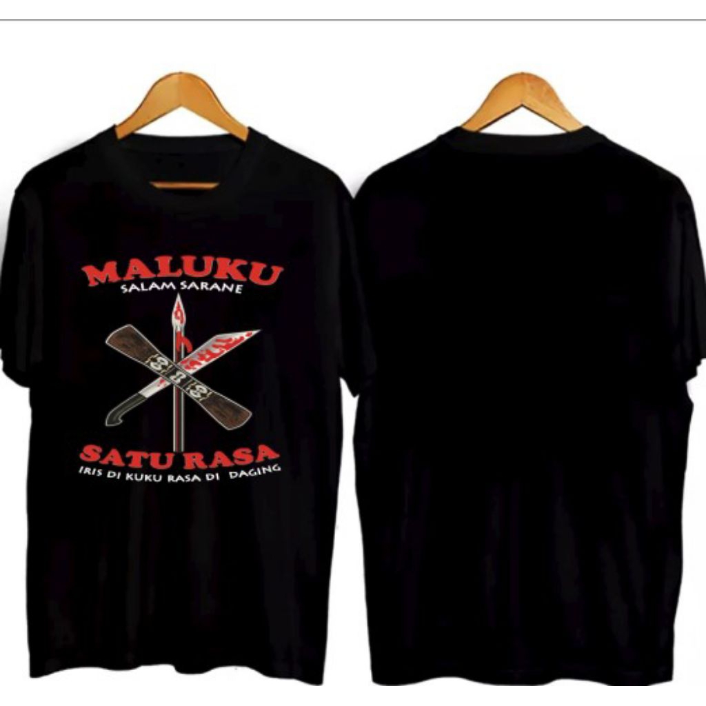 Kaos T-shirt MALUKU SATU RASA Salam Sarane Kaos Distro Unisex