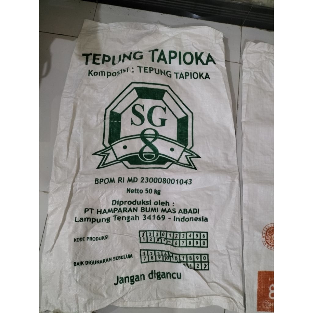 KARUNG BAGOR BEKAS TEPUNG