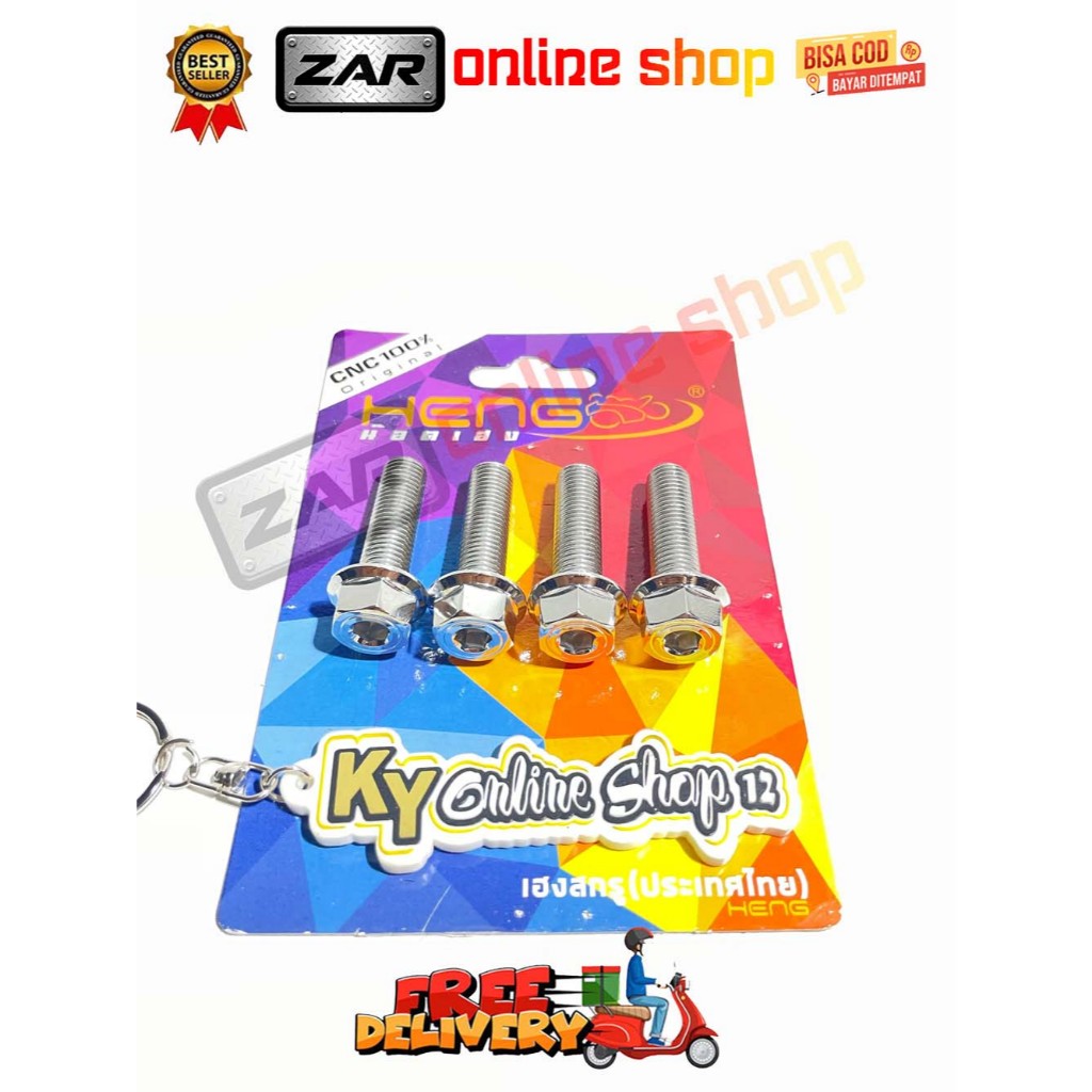 BAUT SEGITIGA DEPAN ( 4 BAUT ) PCX VARIO BEAT DELUXE SCOOPY ADV STYLO GENIO SPACY 110 125 150 160 CB