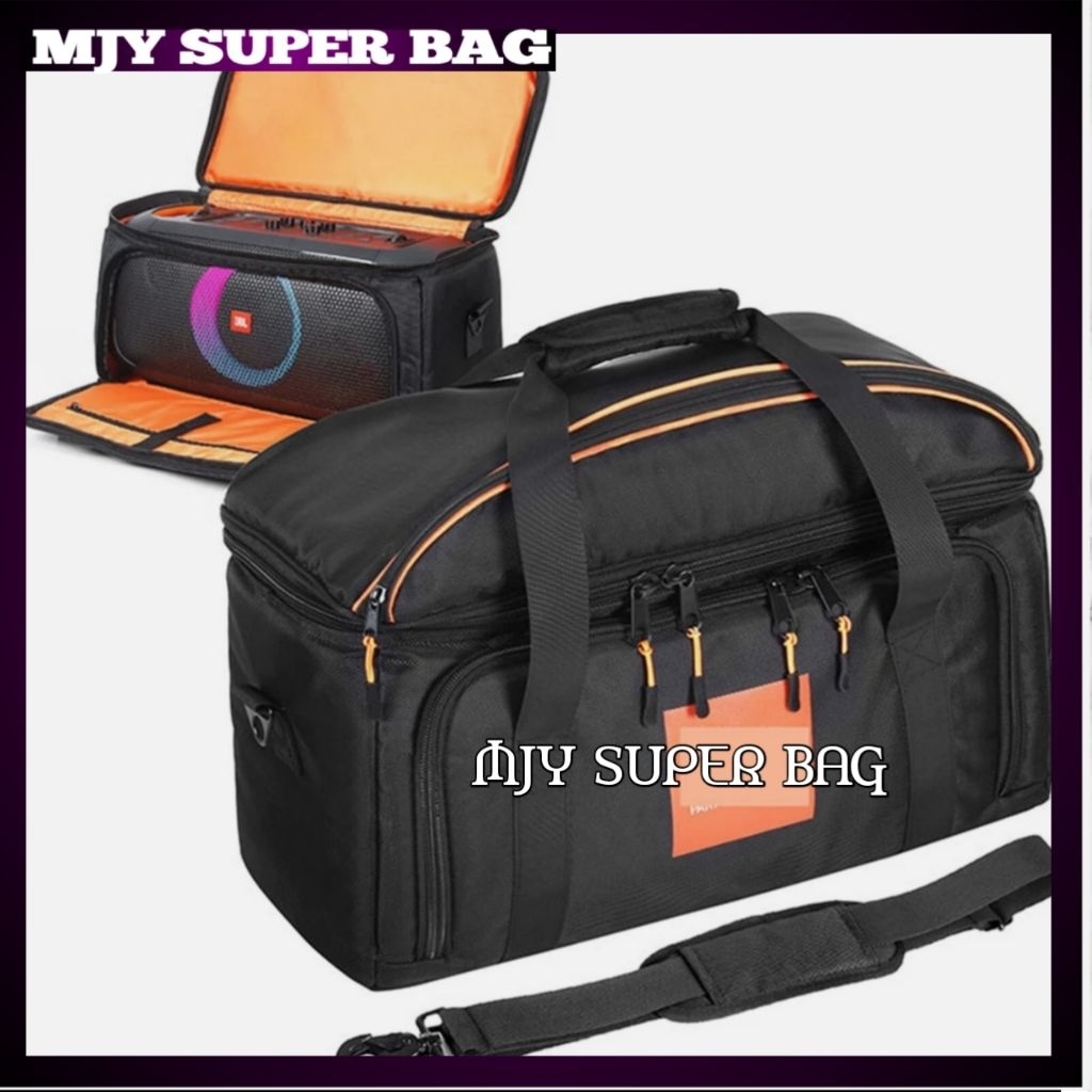 Tas speaker JBL PARTY BOX ON THE GO Softcase Bag Tas jinjing & Slempang JBL PARTY BOX