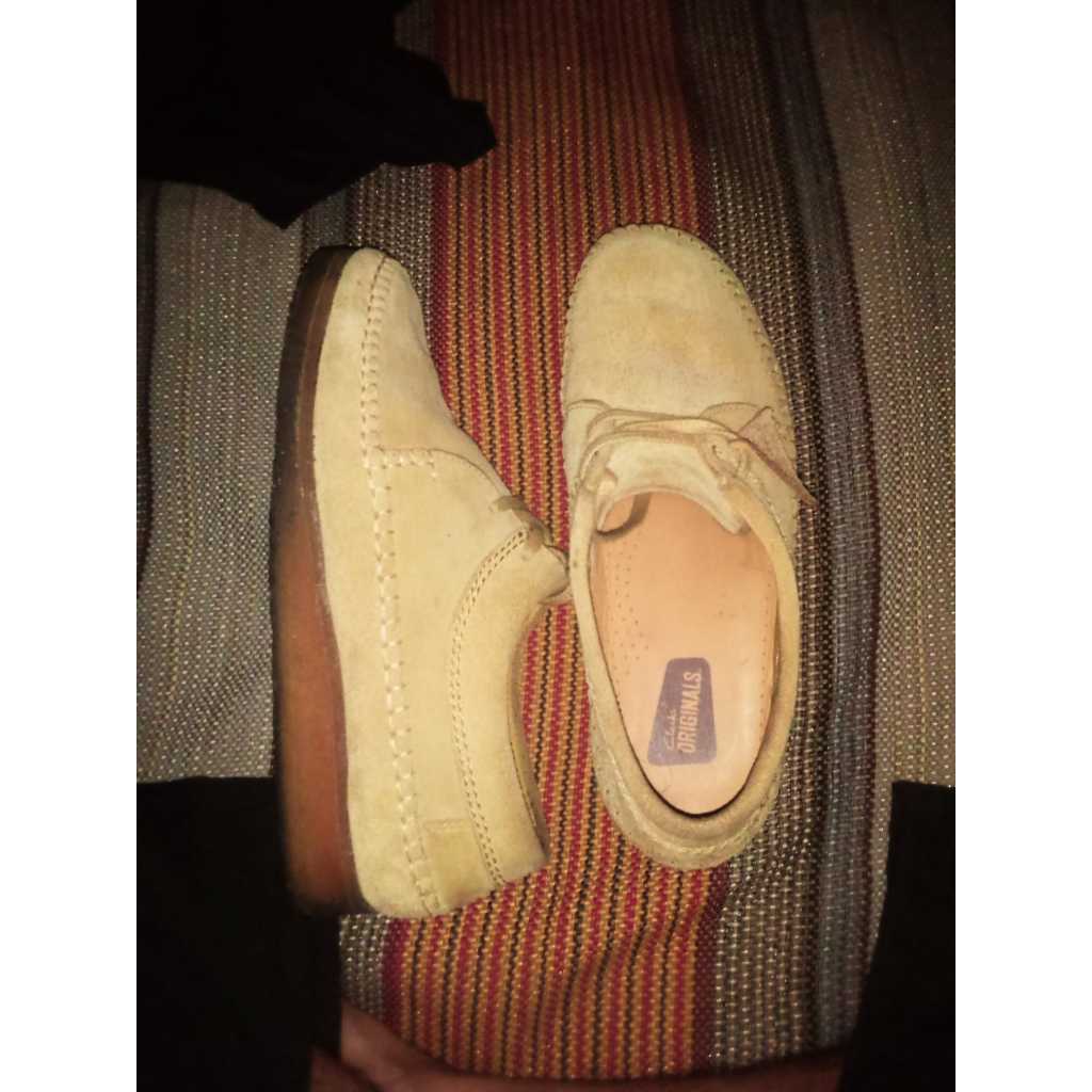 Clarks Weaver Olive Suede Original