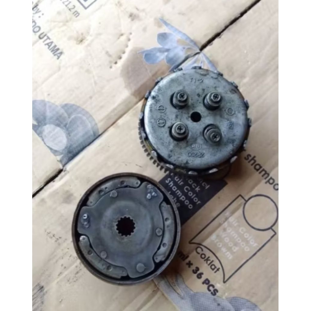 rumah kopling/sarang kupling jupiter z pnp vega r new/vega lama full set kampas ganda barang origina