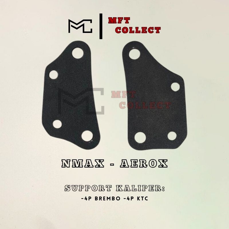 Braket Kaliper Brembo Ktc 4P Nmax Aerox 230 260 Breket Kaliper Depan Nmax Brembo 4piston Cutting CNC