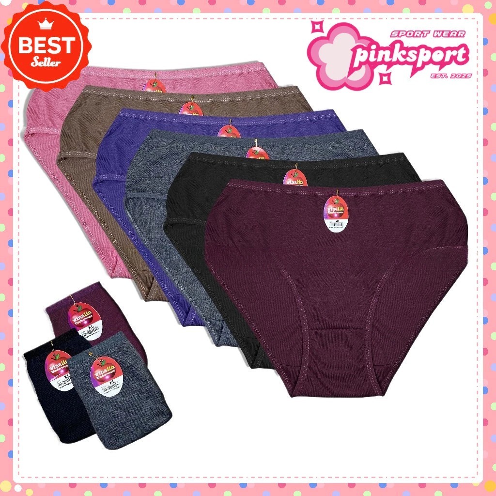 CD(6PCS Warna Random) Celana Dalam Wanita Art 2328 (CD SOFT )