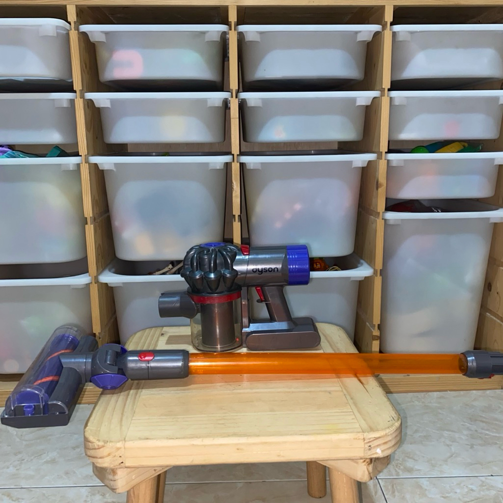 Original Dyson Toy Vacuum Cleaner Toy for Kids - Mainan Vacuum Cleaner Anak Dyson Elektrik OFF